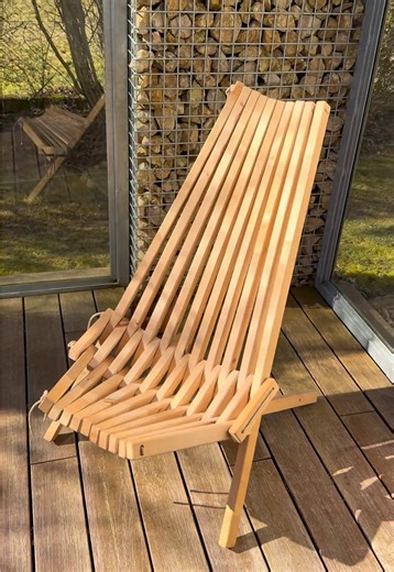 Skandinavischer Liegestuhl selbst bauen – Schritt für Schritt