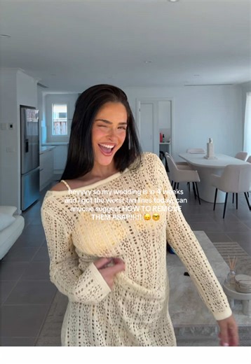 How to Remove Tan Lines Quickly Before Your Wedding