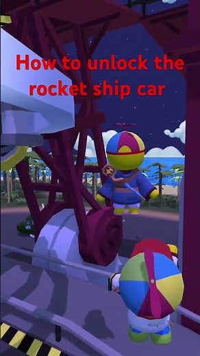 How to unlock the rocket ship car in wobbly life ￼
