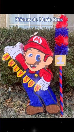 Super Mario piñatas #daledaledecoraciones #piñatas #supermariobros #nintendo #peaches #yoshi #bowser