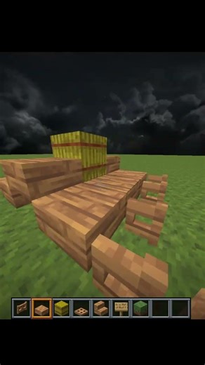 как сделать простую повозку в Майнкрафте! #minecraft #creativecreation #майнкрафт #minecraftbuilding