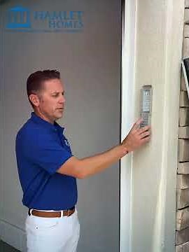 Setting your garage code