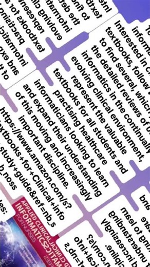 Textbooks for Clinical Informatics study guide
