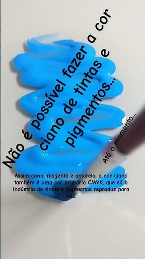 Como fazer a cor ciano?!!!! (das cores CMYK)