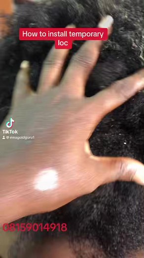 2.6K views · 21 reactions | Watch the full tutorial on how to install temporary loc extension by ewa gold,,,follow my ticktock and YouTube channel for more videos  | Dreadlocks Concepts | Facebook