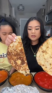 105K views · 1.3K reactions | Who else loves Indian food #indian #indianfood #butterchicken #chickentikamasala #garlicnaan #cheesenaan #yum #yummy | Aubreyand Nikki | Facebook