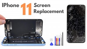 Watch iPhone 11 screen replacement instruction on Amazon Live