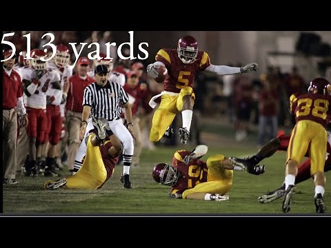 Reggie Bush 513 Yards Highlights USC vs Fresno State 2005