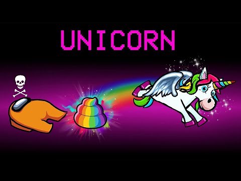 AMONG US *NEW Role* 🦄 UNICORN IMPOSTOR !! (Mod)🌈