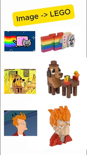 Turn Images and Text to LEGO www.brickbuilder.ai #lego