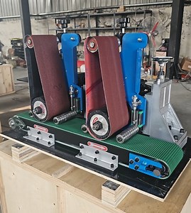 [Hot Item] 2 Station Metal Surface Polishing Machine Flat Polishing Machine