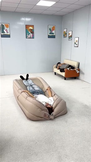 Automatic Inflatable Bed for Guests Perfect Space-Saving Solution Holidays & Home Use #shortsfeed