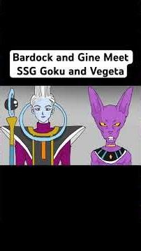 Bardock and Gine Meet SSG Goku and Vegeta #dragonball