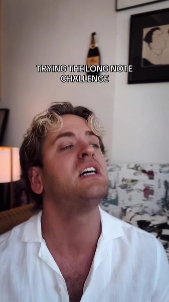 Trying the Long Note Challenge by Iwona Blecharczyk