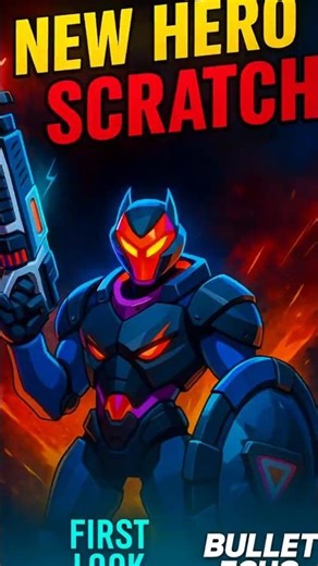 🚨 New Hero SCRATCH is HERE! 🔥 First Look | Bullet Echo #newcharacter #bulletecho #shorts #scratch