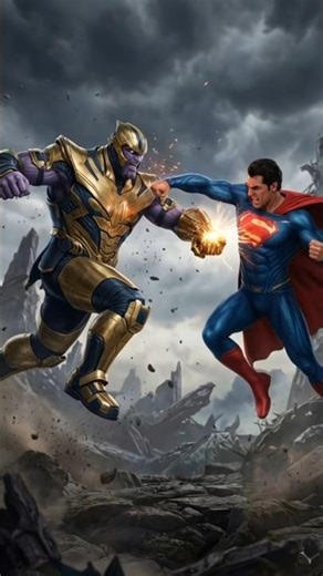 Superman vs Thanos | Epic Battle You Never Expected #trending