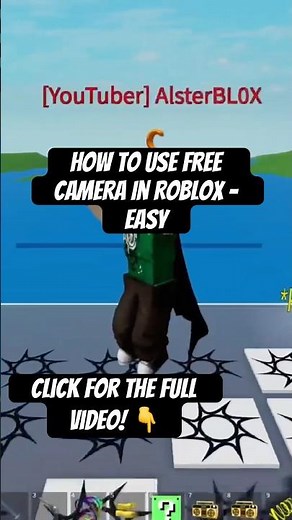 How To Use Free Camera In Roblox - Free Camera Mode #roblox #shorts