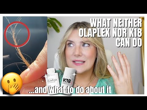 WHAT OLAPLEX AND K18 DON'T DO, AND WHAT TO DO ABOUT IT... #haircaretips #olaplex #k18