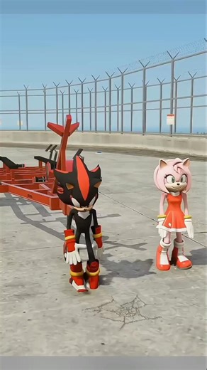 Help Sonic To Power Up & Pulling Heavy And Heavier Cars | #Shorts | #gta5 |#gaming