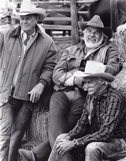 31K views · 973 reactions | Ben Johnson, Kenny Rogers, and Richard Farnsworth. | Loyal Fan Of Old Hollywood | Facebook