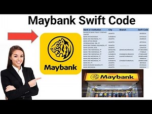 How to Get the Maybank Swift Code
