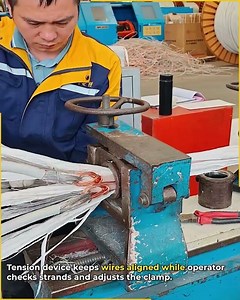 Giant Cable Reel Winding.