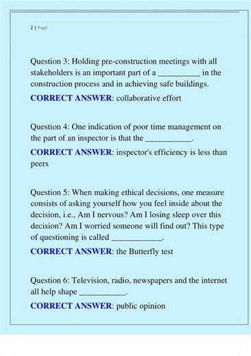 CERTIFIED BUILDING OFFICIAL MM MANAGEMENT MODULE STUDY GUIDE