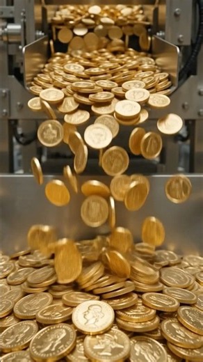 How Millions of Gold Coins Are Made Every Day | Amazing Factory Process