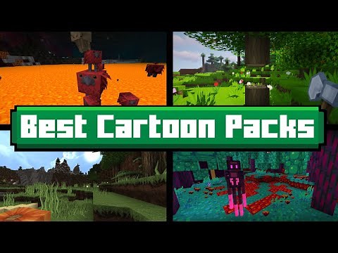 Cartoon Texture Packs • Top 5 Best Cartoon Resource Packs for Minecraft