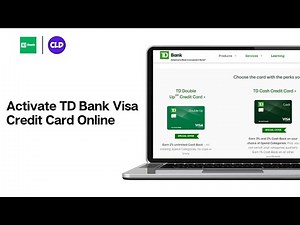 How To Activate TD Bank Visa Credit Card Online 2024 | TD Credit Card Activation (FULL GUIDE)
