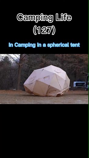 Winter camping for one person,gourmet cooking with marshmallows 🥰#outdoors #camping #campinglife #campingtool #campingtents #enjoylife #foryou