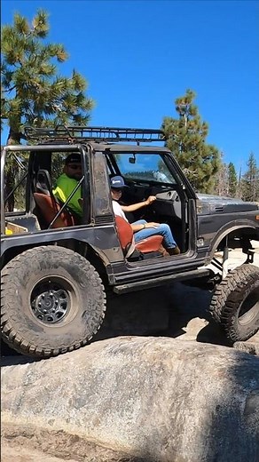 Wheeling the Rubicon Trail with my Samurai brethren! #4x4 #offroad #suzuki