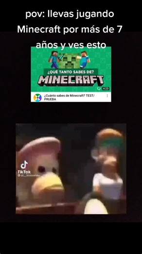 no encontré plantilla y tube que robarmela #minecraft #meme #humor #ckronk #cagaste #XD