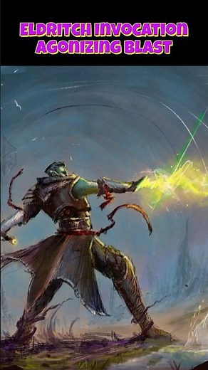 #dnd Eldritch Invocation - Agonizing Blast