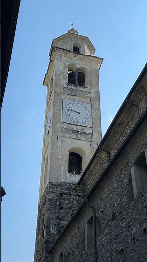 Le quattro campane di Tovo suonano la domenica mattina