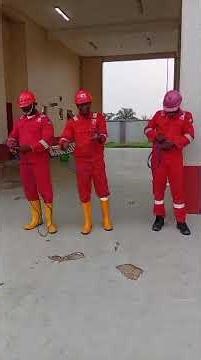 Rescue Knot Tying Drill for Firefighting Operations