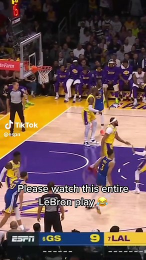 LeBron Hits Three After Unique Play | NBA Funny Moment