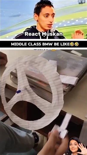 BMW on a Student Budget 💀#funny #viralvideo #shorts #reactmuskan