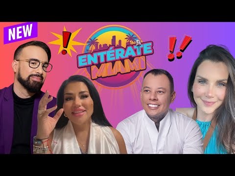 HOY VIENE CON TODO GABRIELA VERGARA Y GUSTAVO RODRIGUEZ CON LOS TUBAZOS EN ENTERATE MIAMI