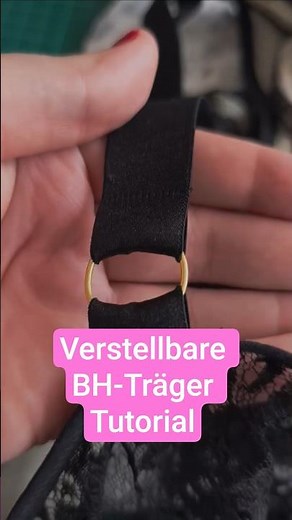 Verstellbare BH-Träger ganz einfach #tutorial