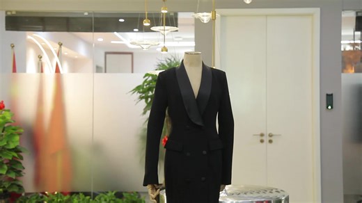 Shawl Lapel Satin Silk Collar Autumn Fashion Plus Size 5XL Casual Long blazer Dresses Factory Supplying Woman Elegant Lady Dress