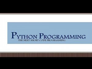 PYTHON programming overview ppt.