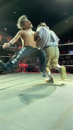 “Like being hit by a bus …” 😂 #prowrestling | Micro Wrestling Federation