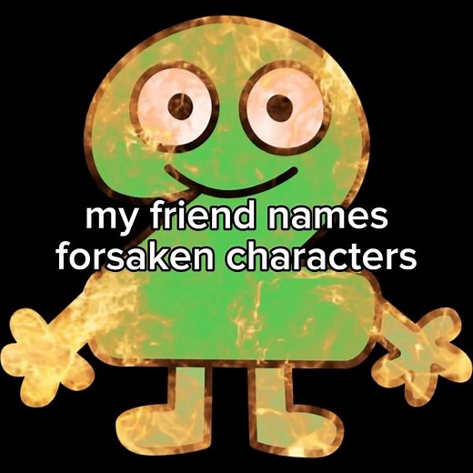 my friend names forsaken characters! #forsaken #roblox #funny #memes