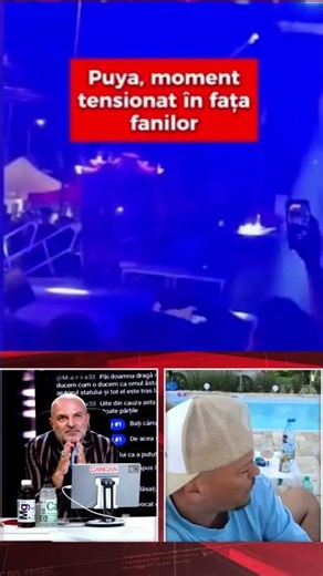 What happened at Puya's concert? "He climbed the pole"