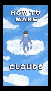 How to make Clouds 😌😗 #clouds #2danimation #digitalart #art #shorts
