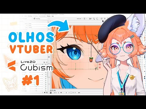How to animate vtuber eyes in Live2D 【 VTuber 2D FROM SCRATCH 】Epi 1
