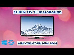 Zorin OS 16 + Windows 10 Dual Boot UEFI Tutorial | Install Zorin OS Core Along With Win10 | NCX Tech