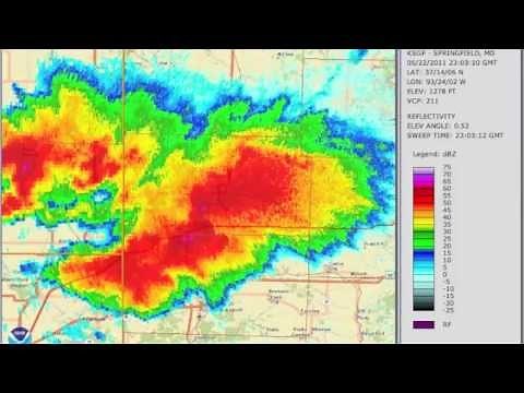 May 22, 2011 Joplin Tornado Radar Loop