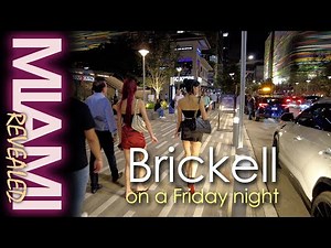 Brickell on a Friday night (4K)